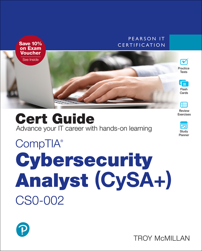CompTIA Cybersecurity Analyst (CySA ) CS0-002 Cert Guide.jpg