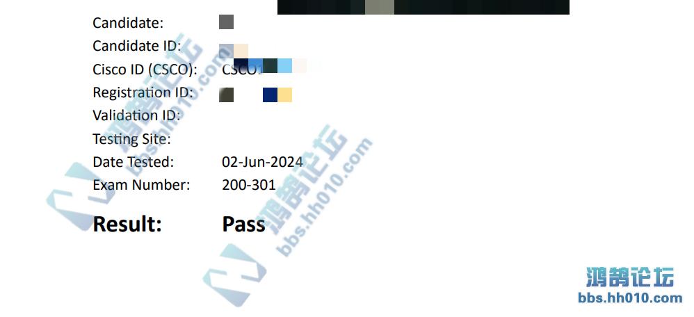 2024.6.2 CCNA 200-301 PASS.png